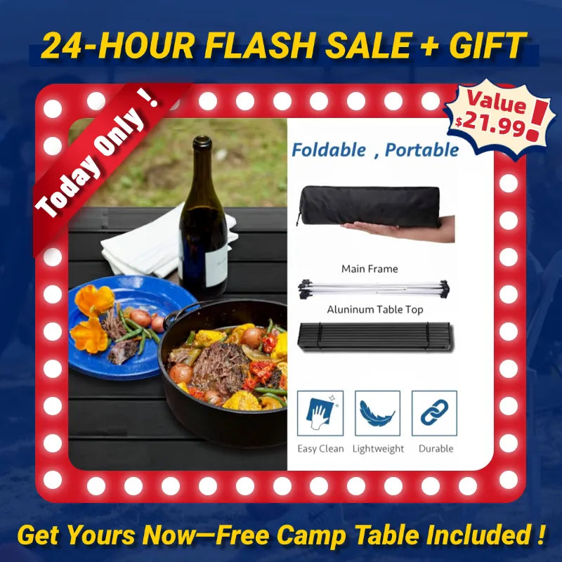 Today Only: Ultra-Portable Rocking Chair + Free Folding Table (Buy 2 Get 2 Free)