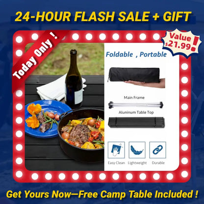 Today Only: Ultra-Portable Rocking Chair + Free Folding Table (Buy 2 Get 2 Free)